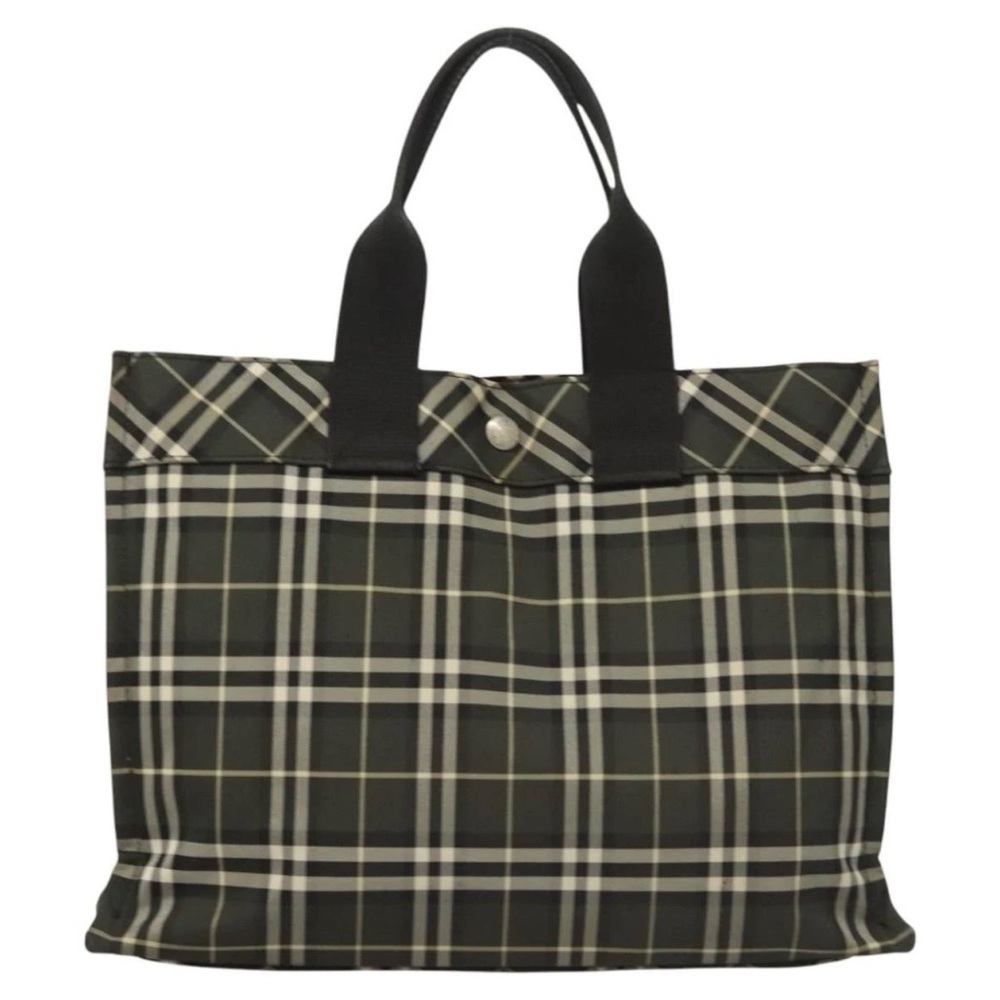 Burberrys Nova Check Blue Label Tote